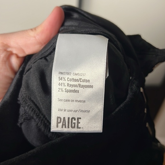 NWT Paige Claudine Flared Velvet Pants Size 25 - Picture 10 of 12